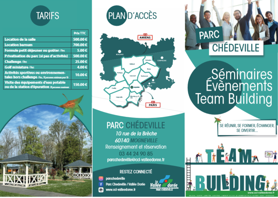 Plaquette Parc Chédeville - Séminaires