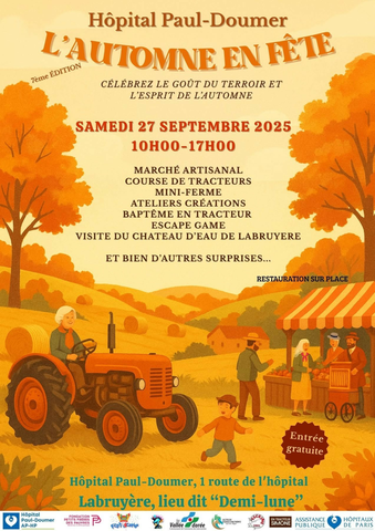 Affiche automne en fête 