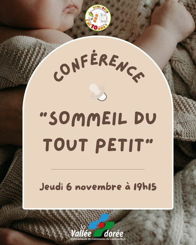 Conférence sur le sommeil du jeune enfant