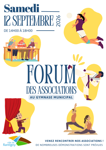 forum des associations Rantigny 12 septembre 2026