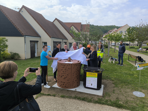 image inauguration composteur