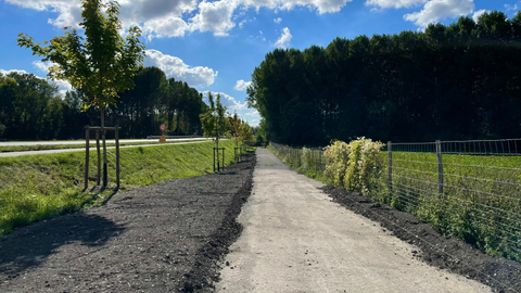 Voie douce le long de la RD 262
