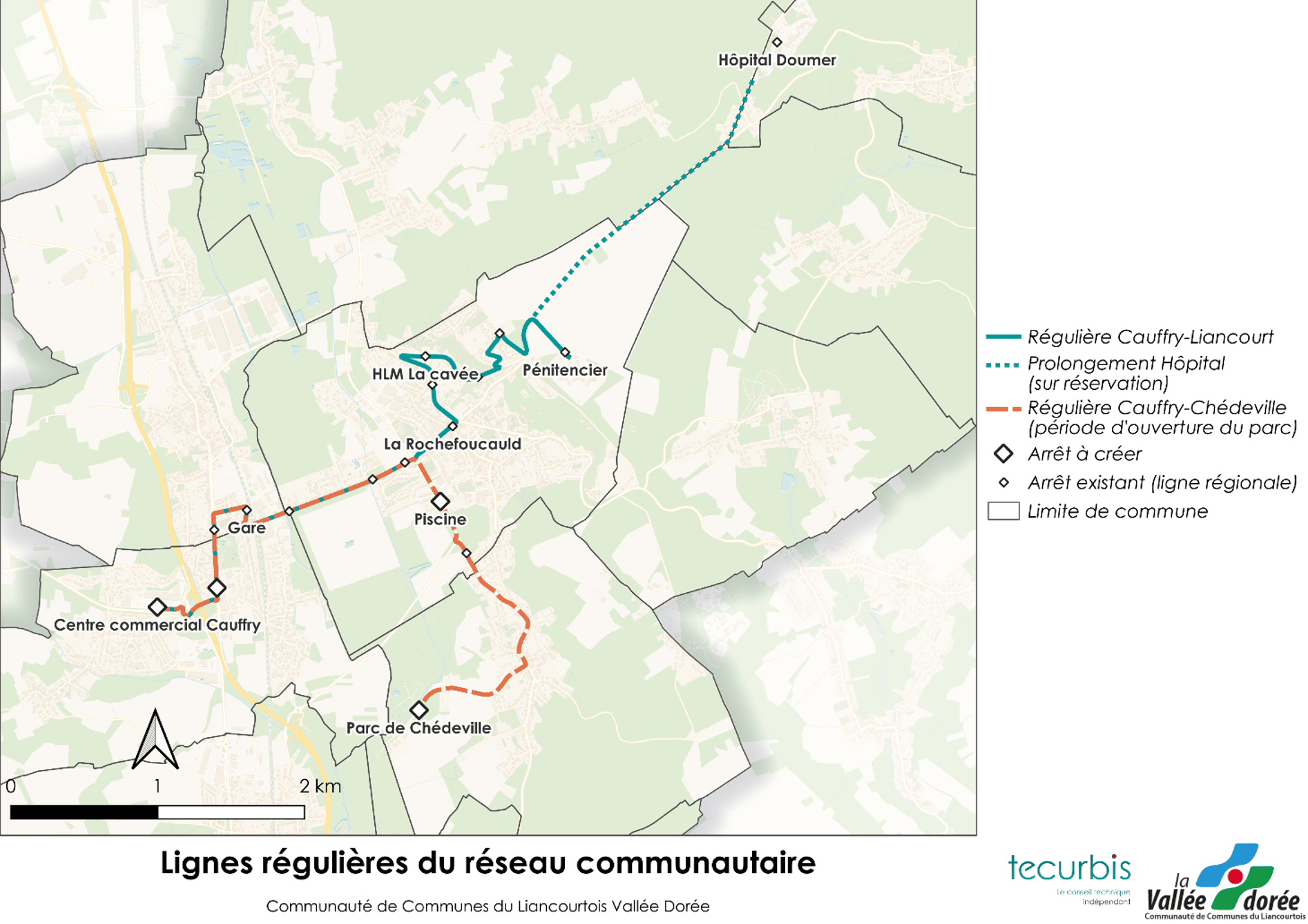 Plan ligne régulière