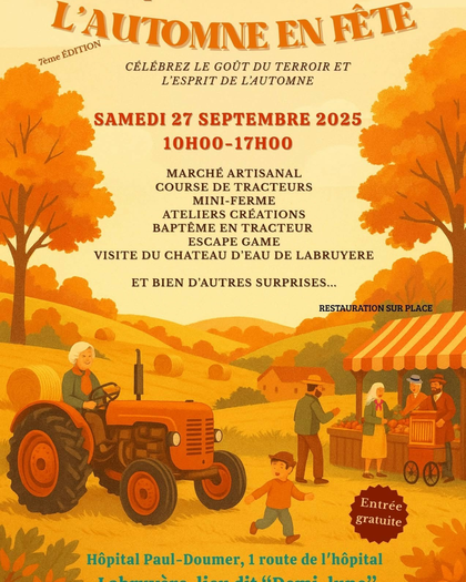 Affiche automne en fête 
